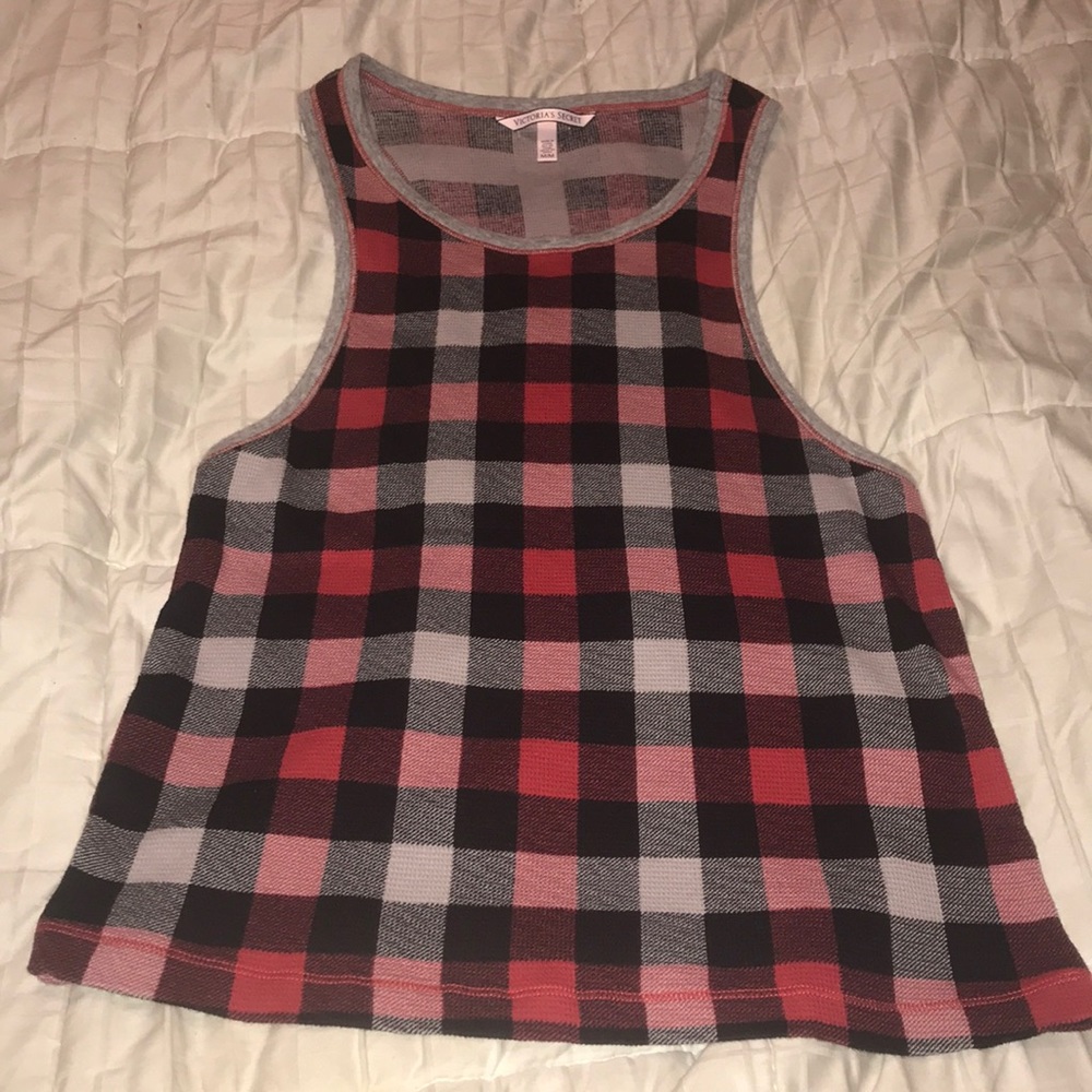 Victoria’s Secret Plaid Tank Size Medium - Picture 1 of 3